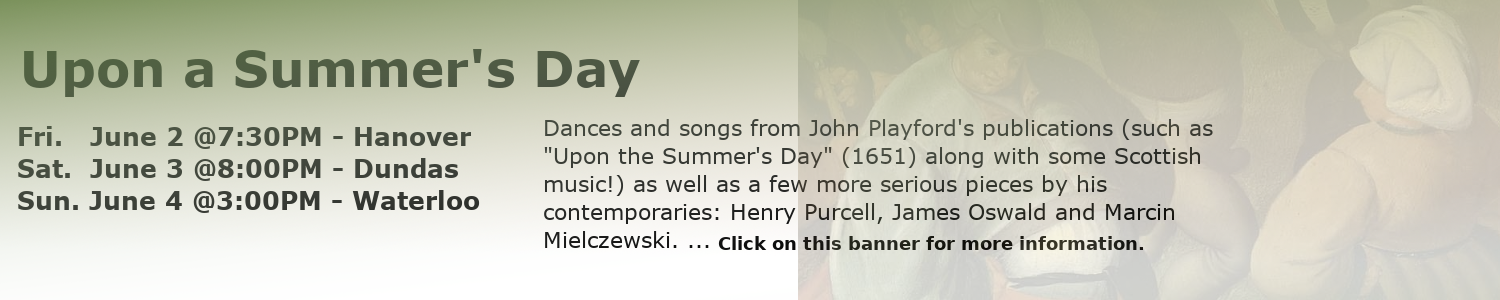 Upon A Summer's Day Banner Page